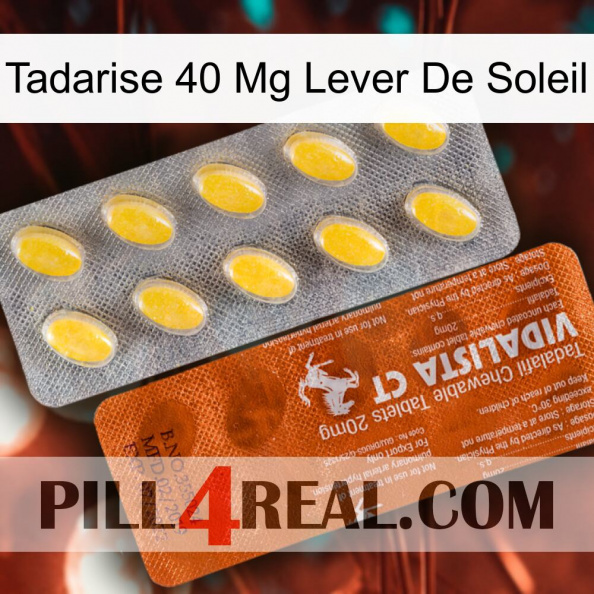 Tadarise 40 Mg Sunrise 42